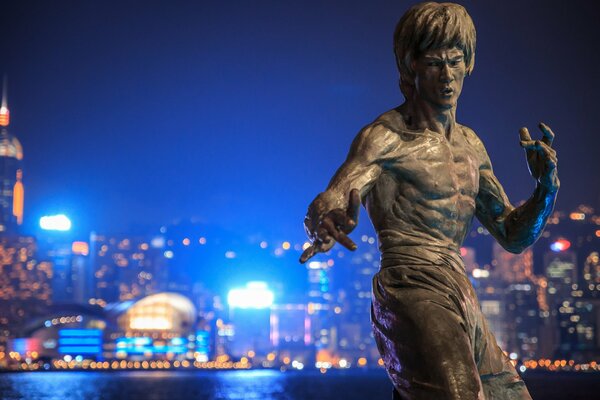 Monumento a Bruce Lee a Hong Kong