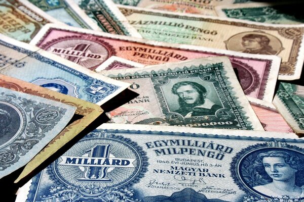Kolekcja banknotów i banknotów