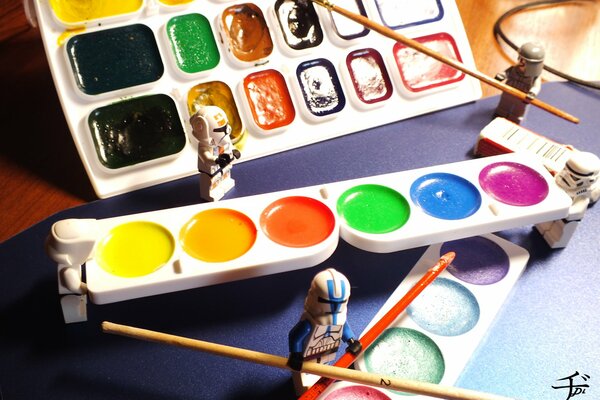 Tavolozza di colori per il disegno di Star Wars