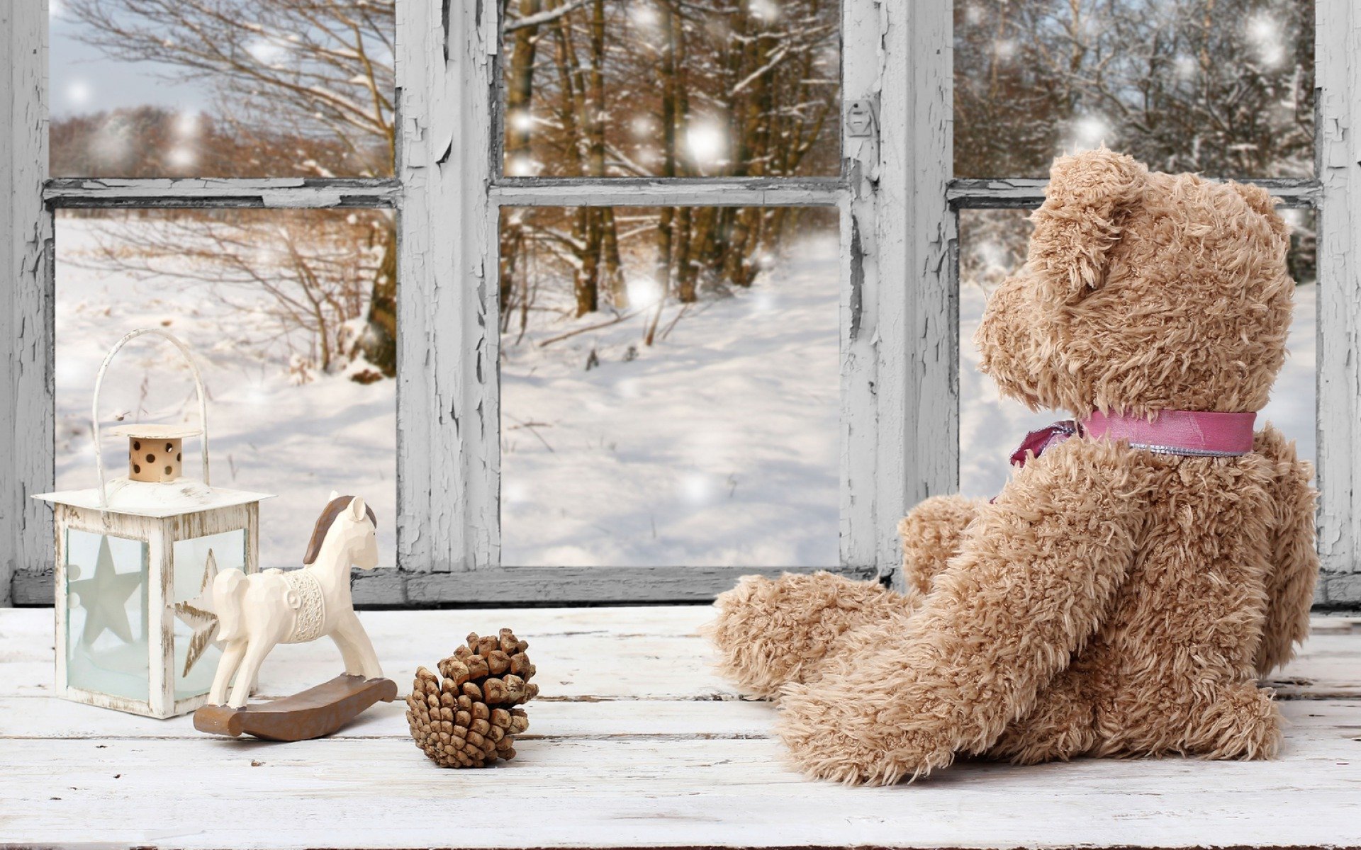 naturaleza nieve invierno juguetes navidad año nuevo