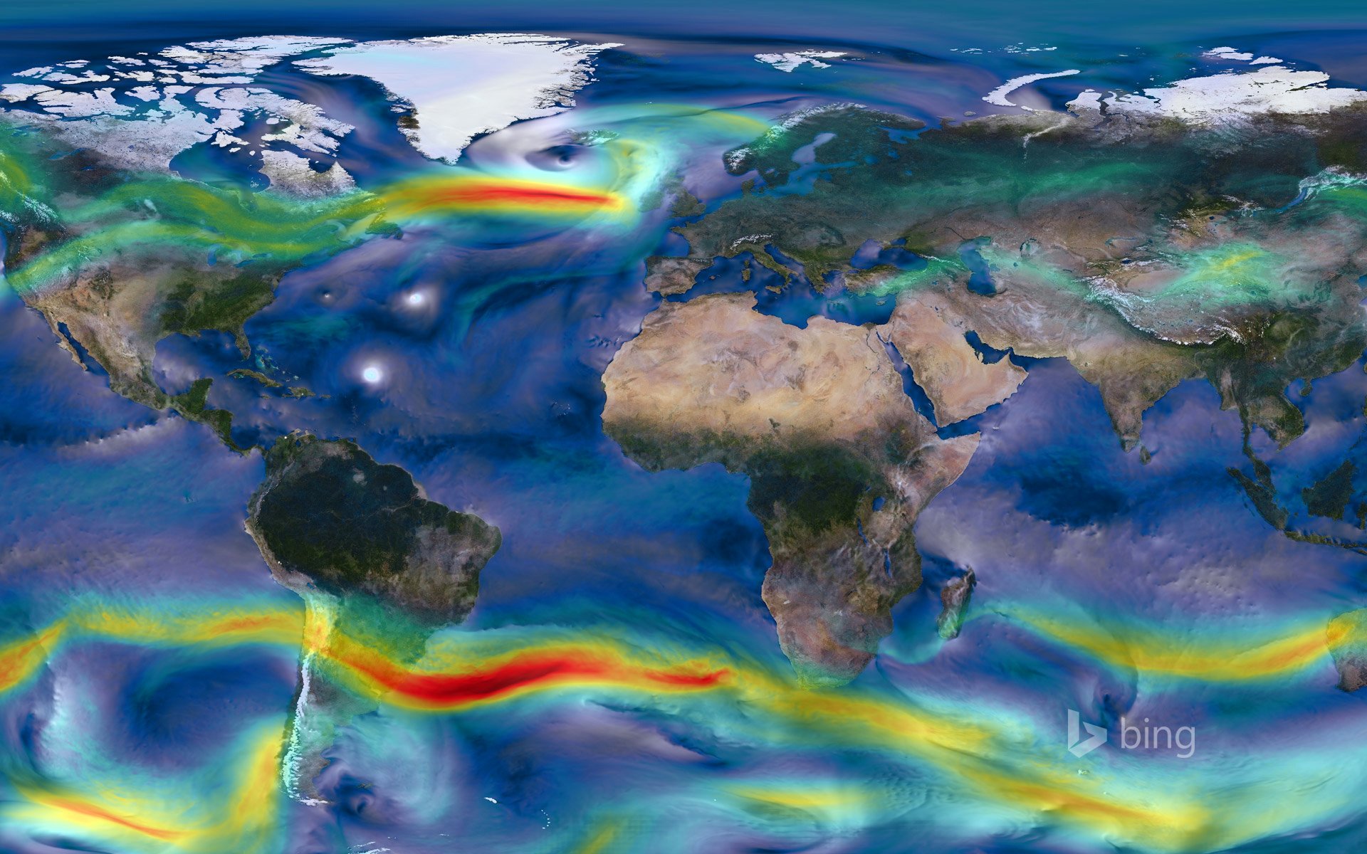 mapa vientos nasa tierra mapa del viento naturaleza