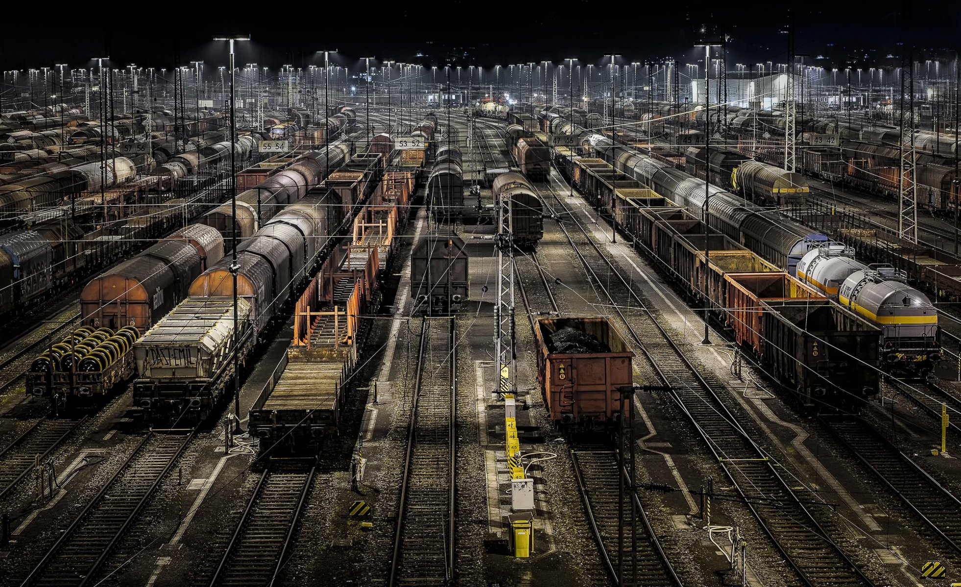 trains wagons nuit