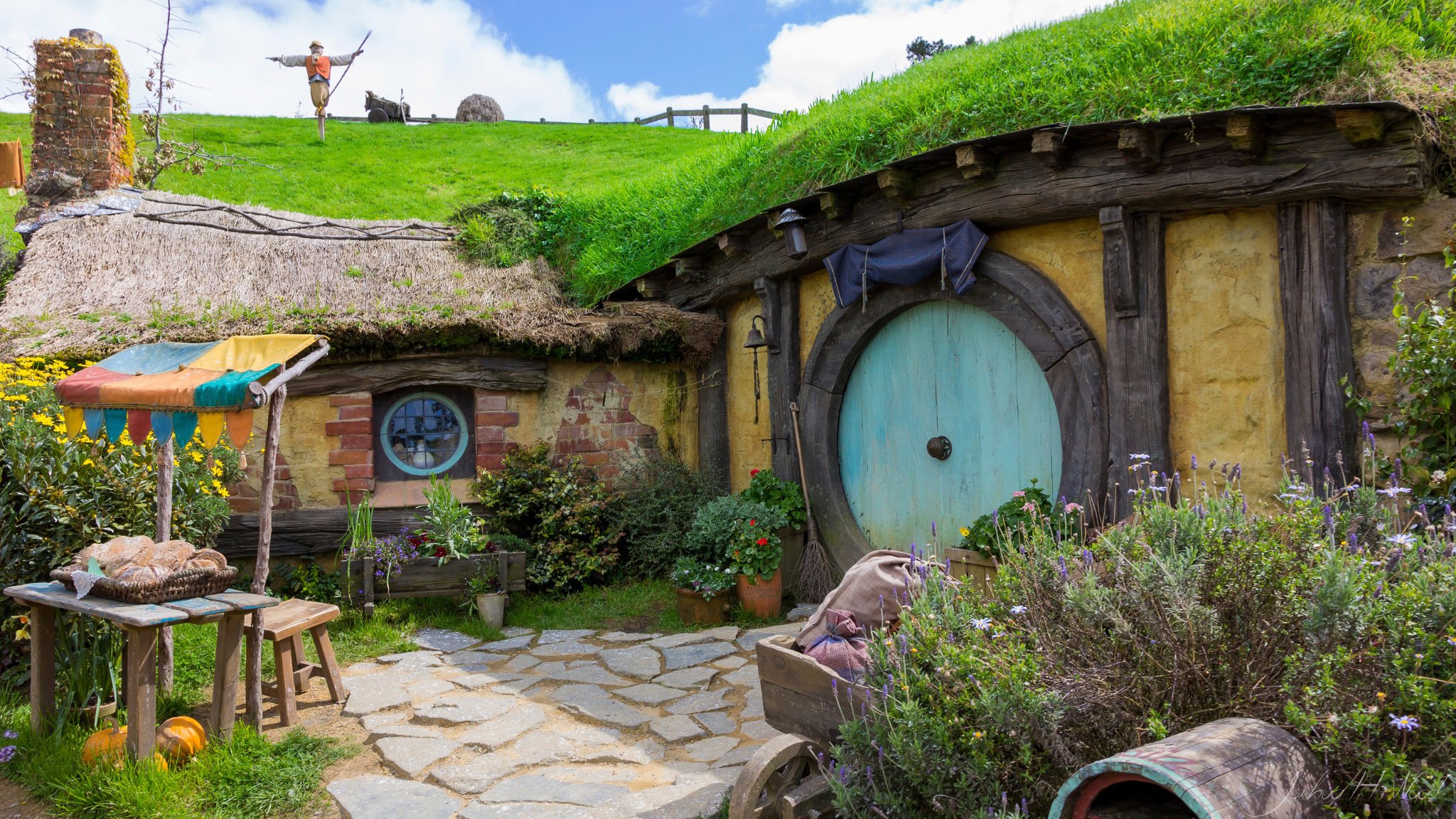 agujero del hobbit nueva zelanda casa