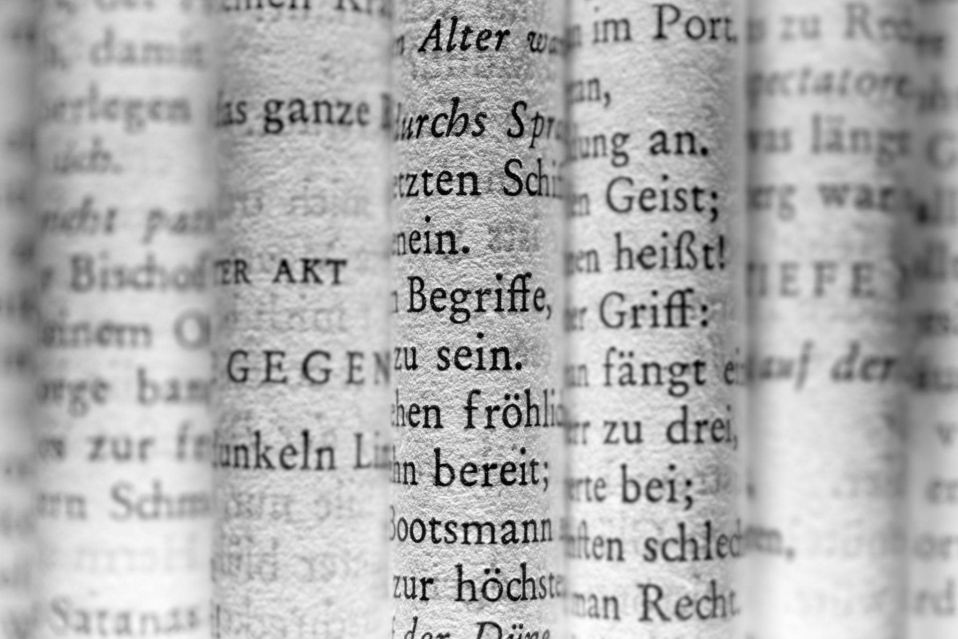 faust deutsch schrift bokeh