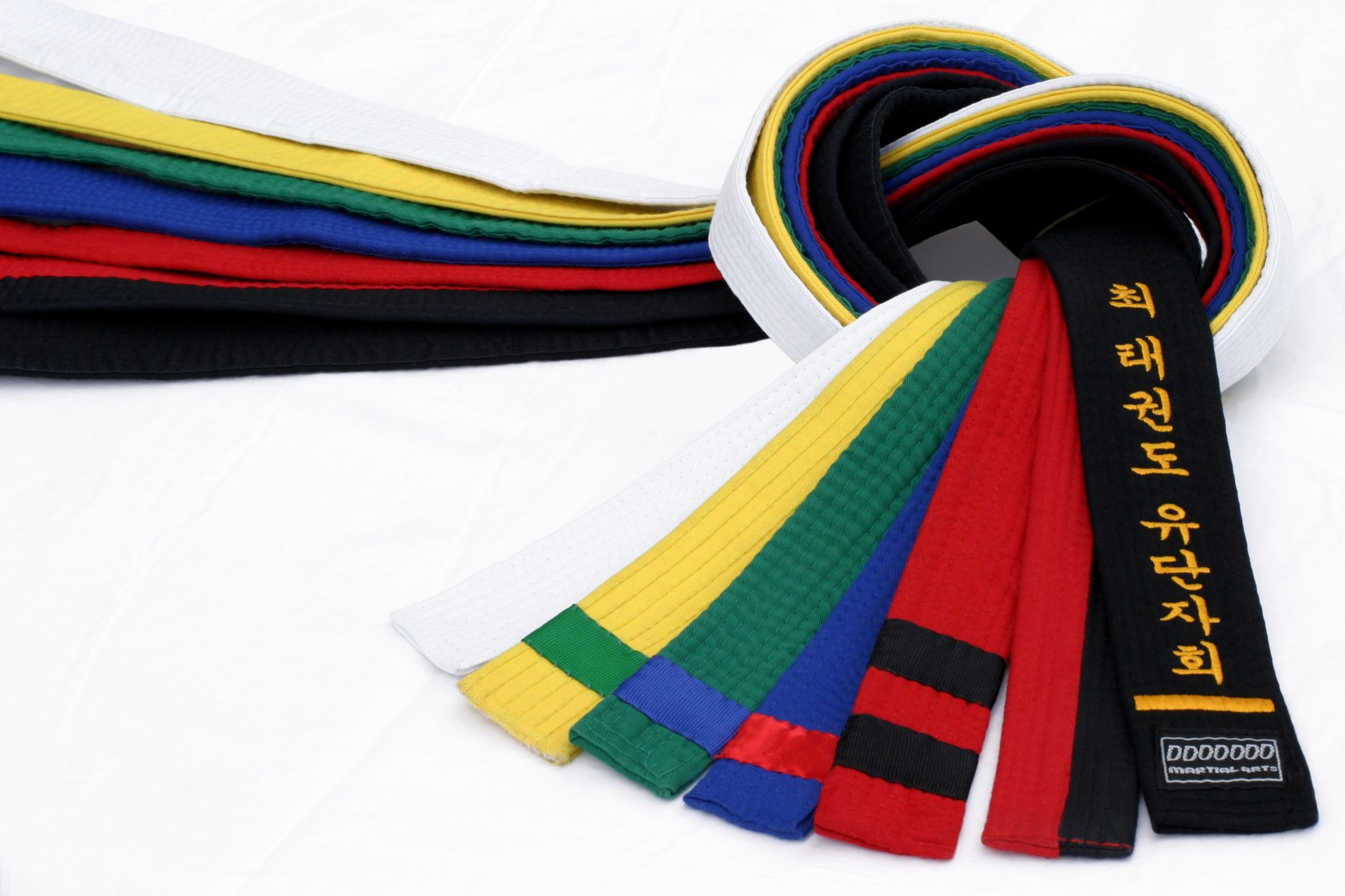 martial arts belt given degree levels karate white beginner yellow sun understanding green growth skills spirit blue courage seriousness red maturation flourishing black belt a mixture of all colors color of night master ka