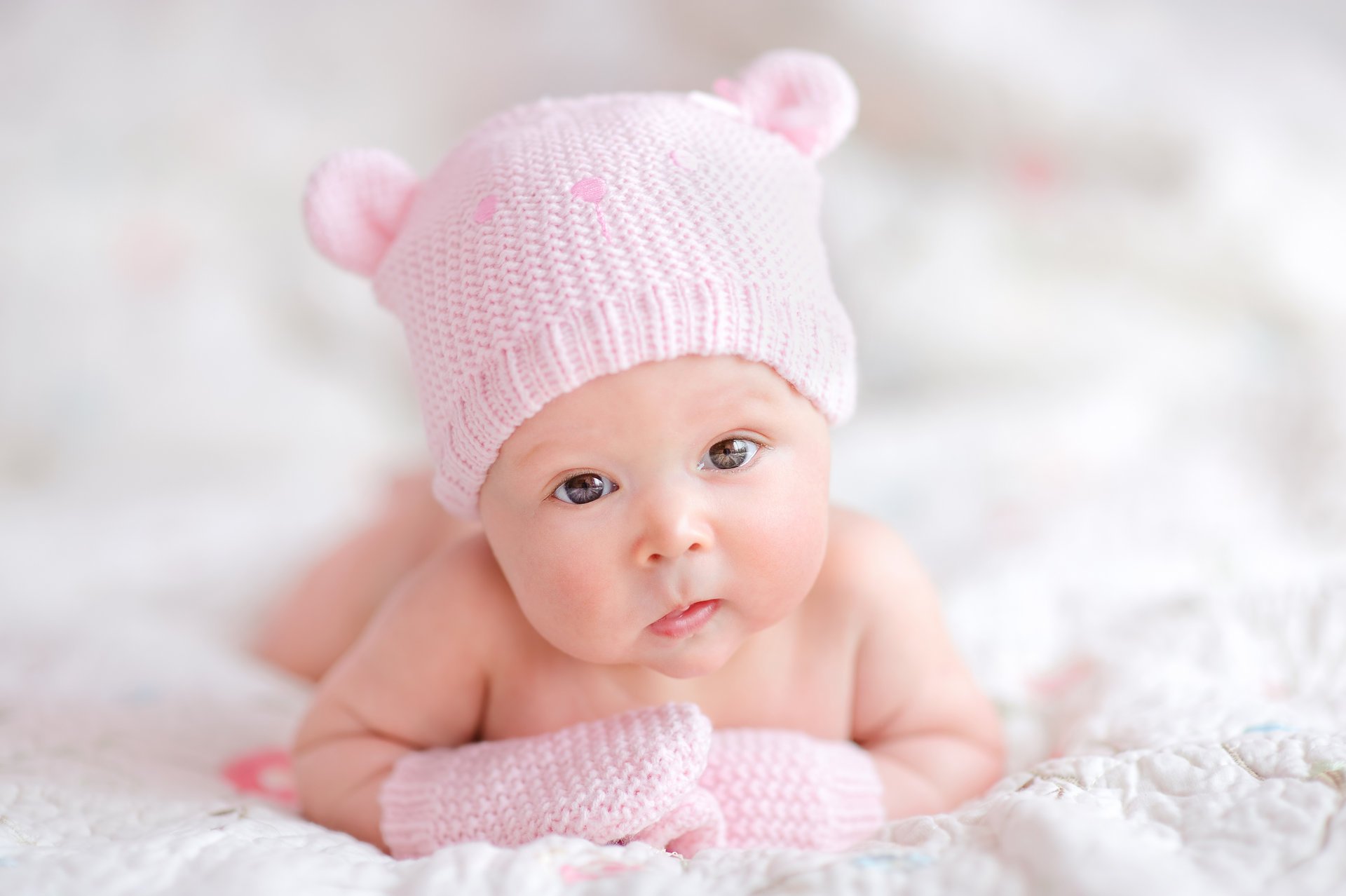 mood bambina neonato bambino bambino bambini occhi cappello