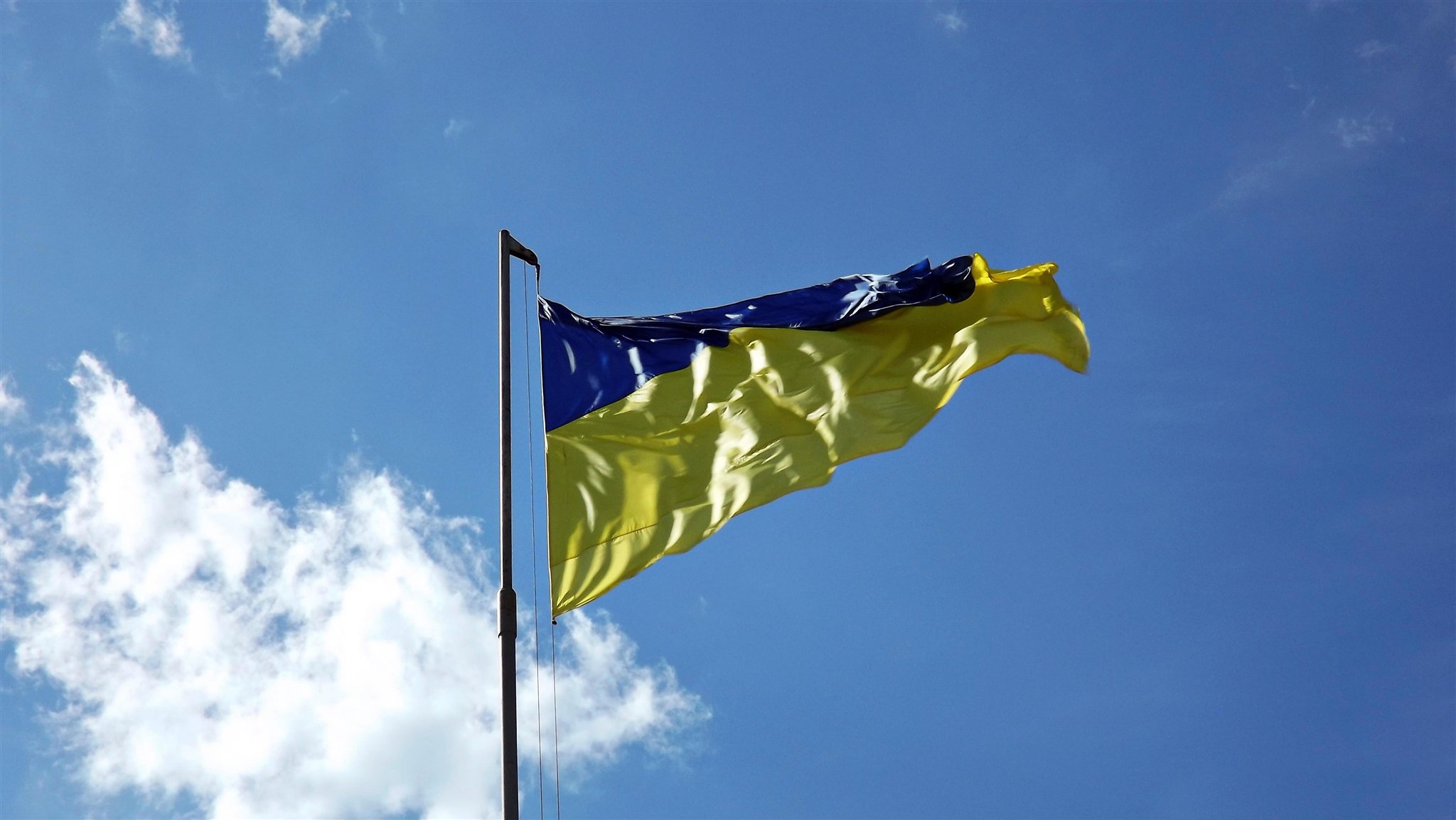 hintergrund himmel wolken flagge ukraine blau