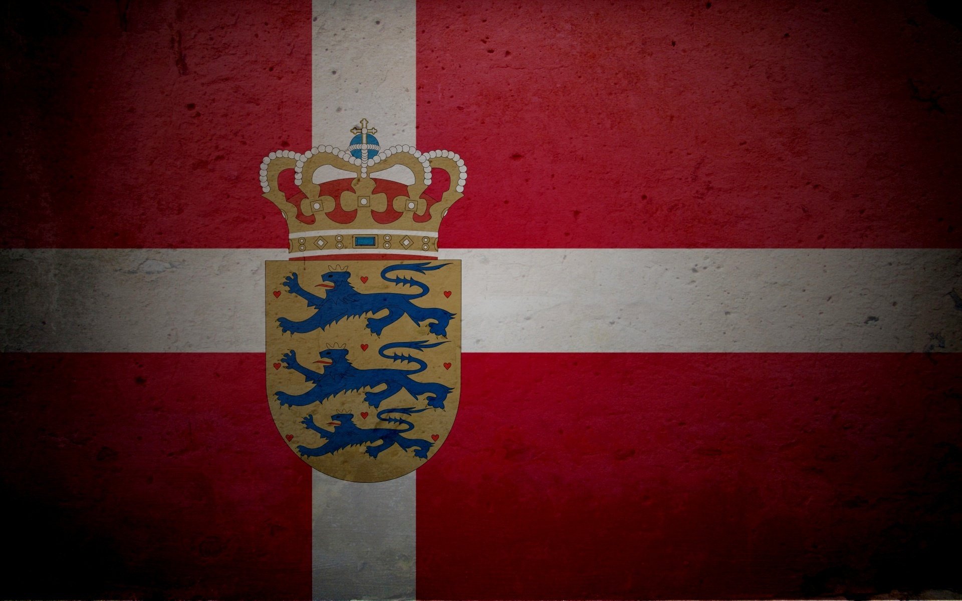 flag coat of arms denmark