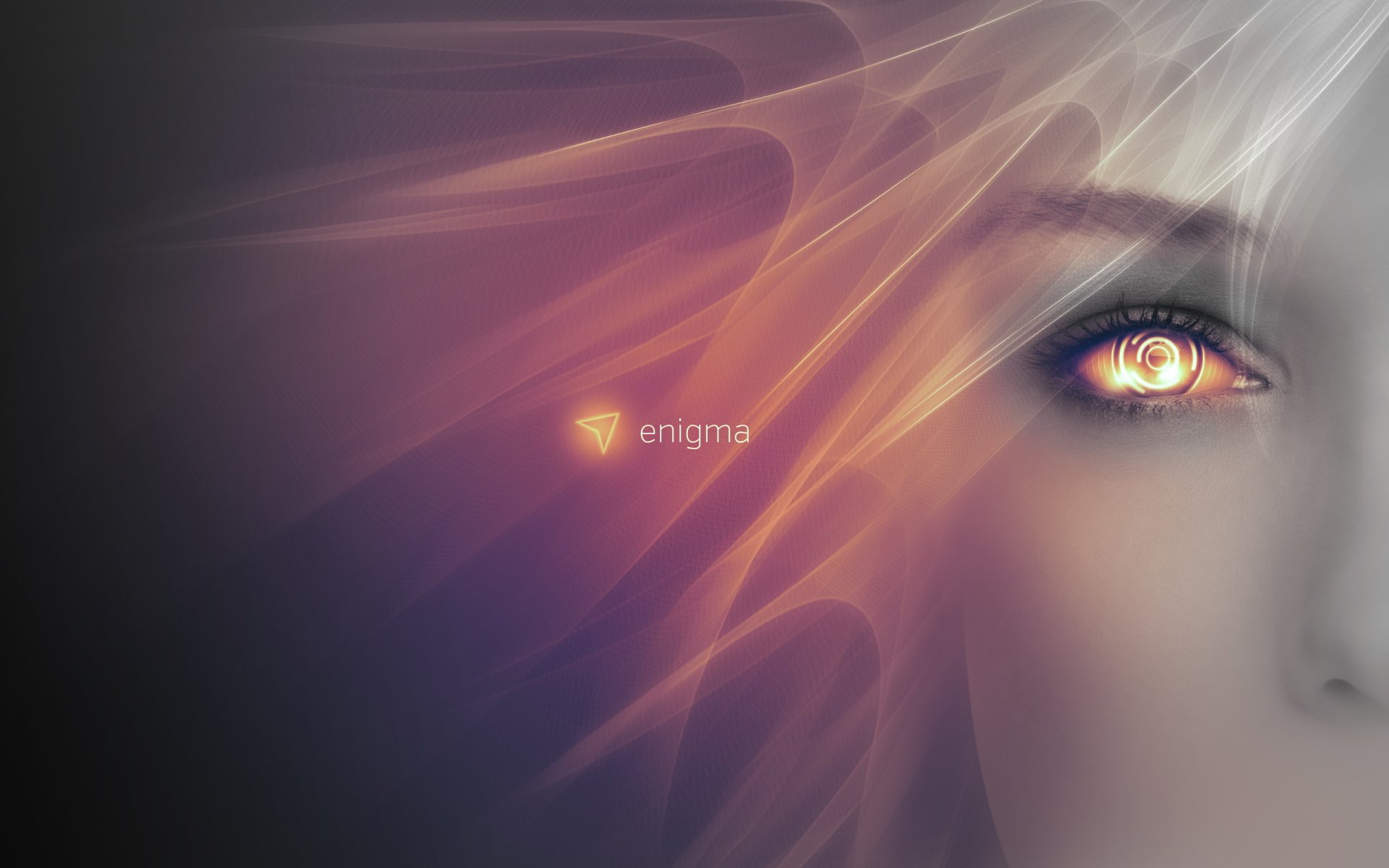 girl face render enigma eye