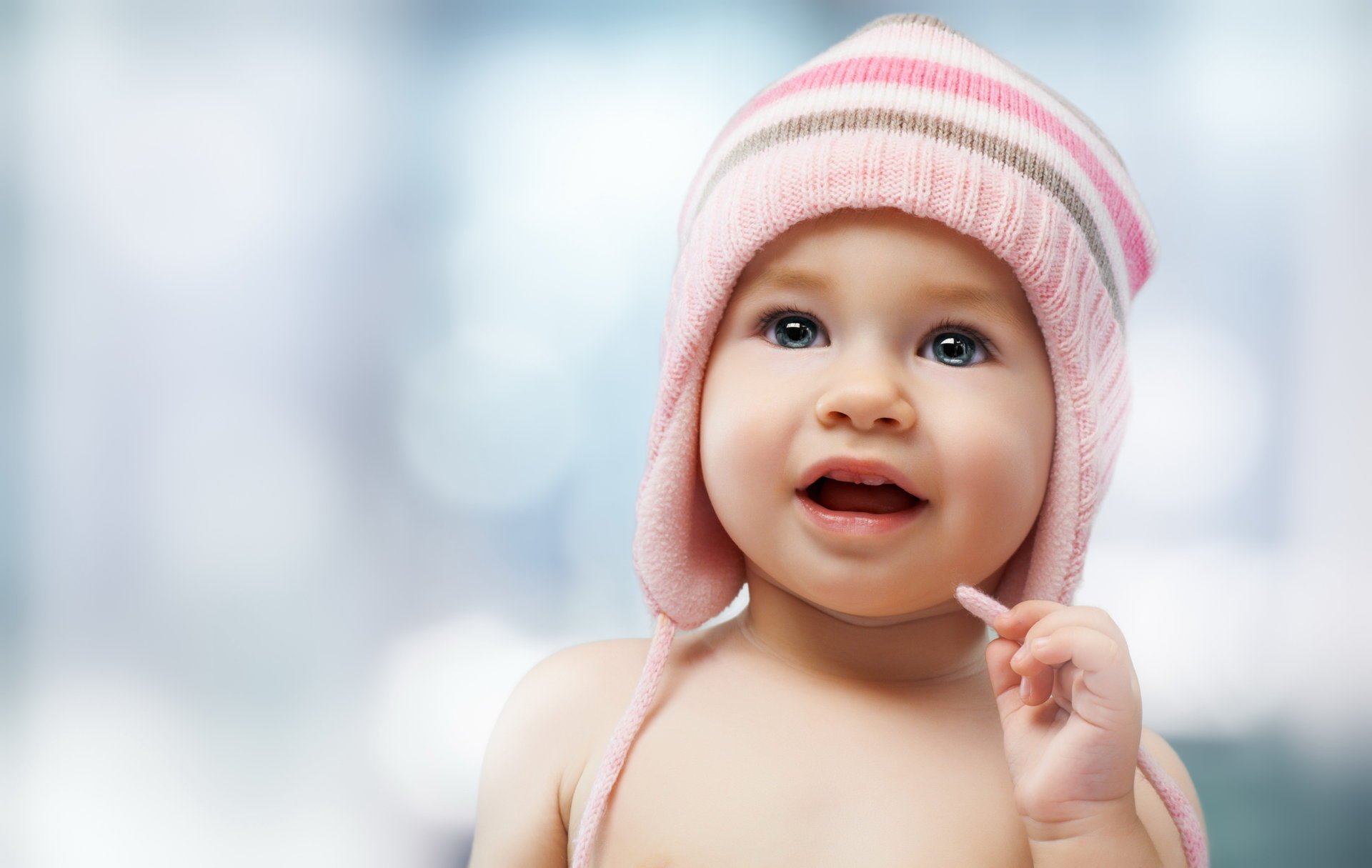 baby mütze überraschung blick