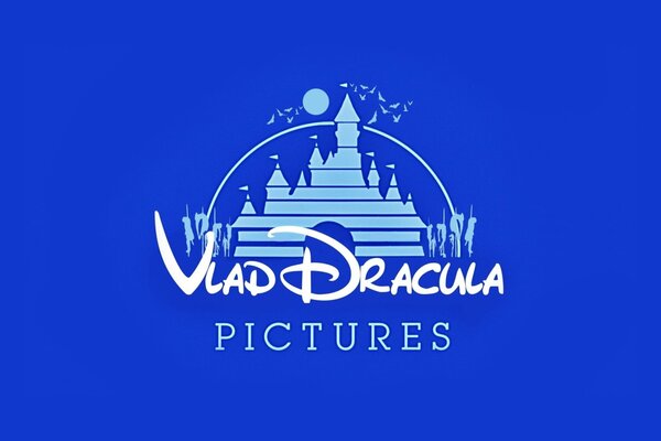 Vlad Dracula logo stylized as Disney