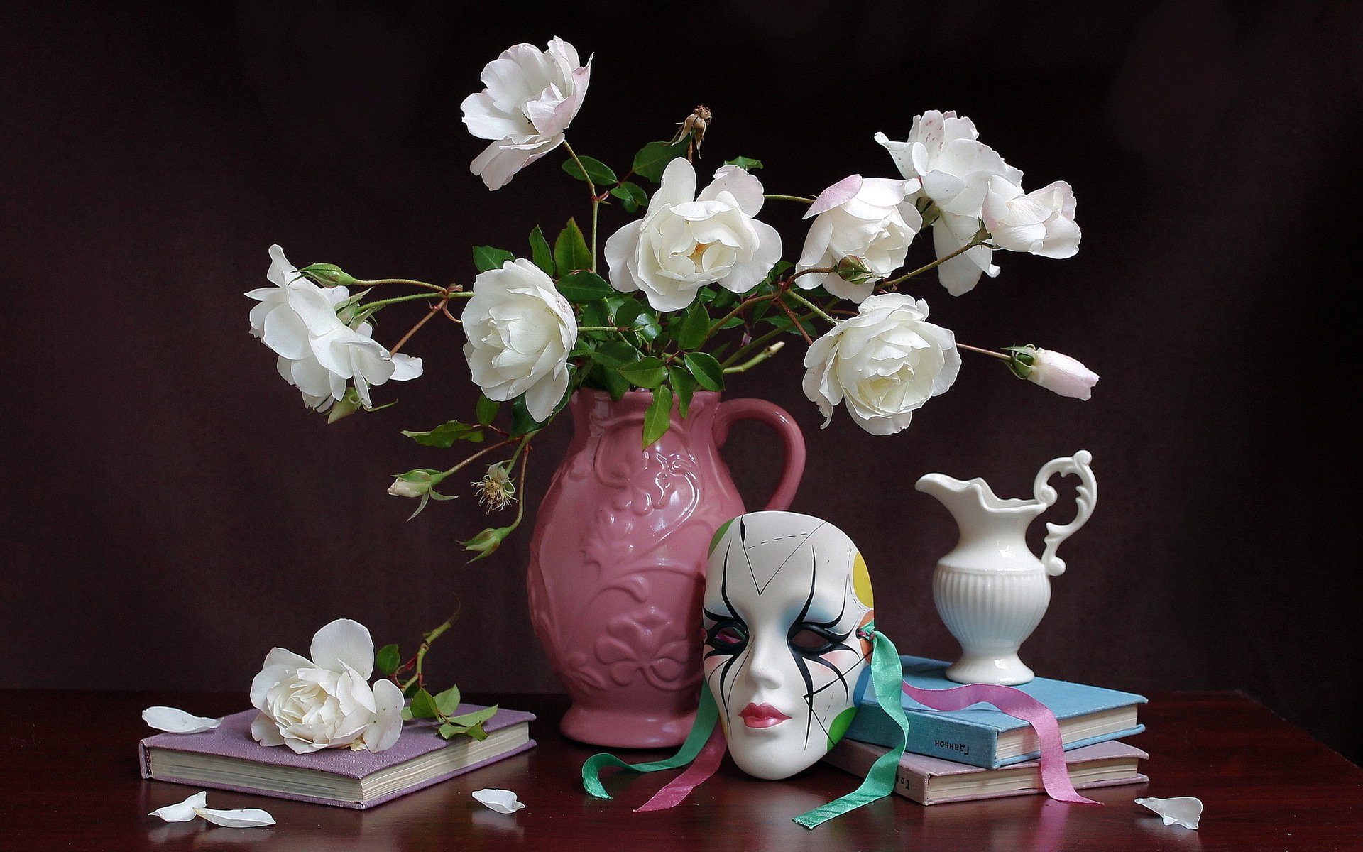 flower mask still life