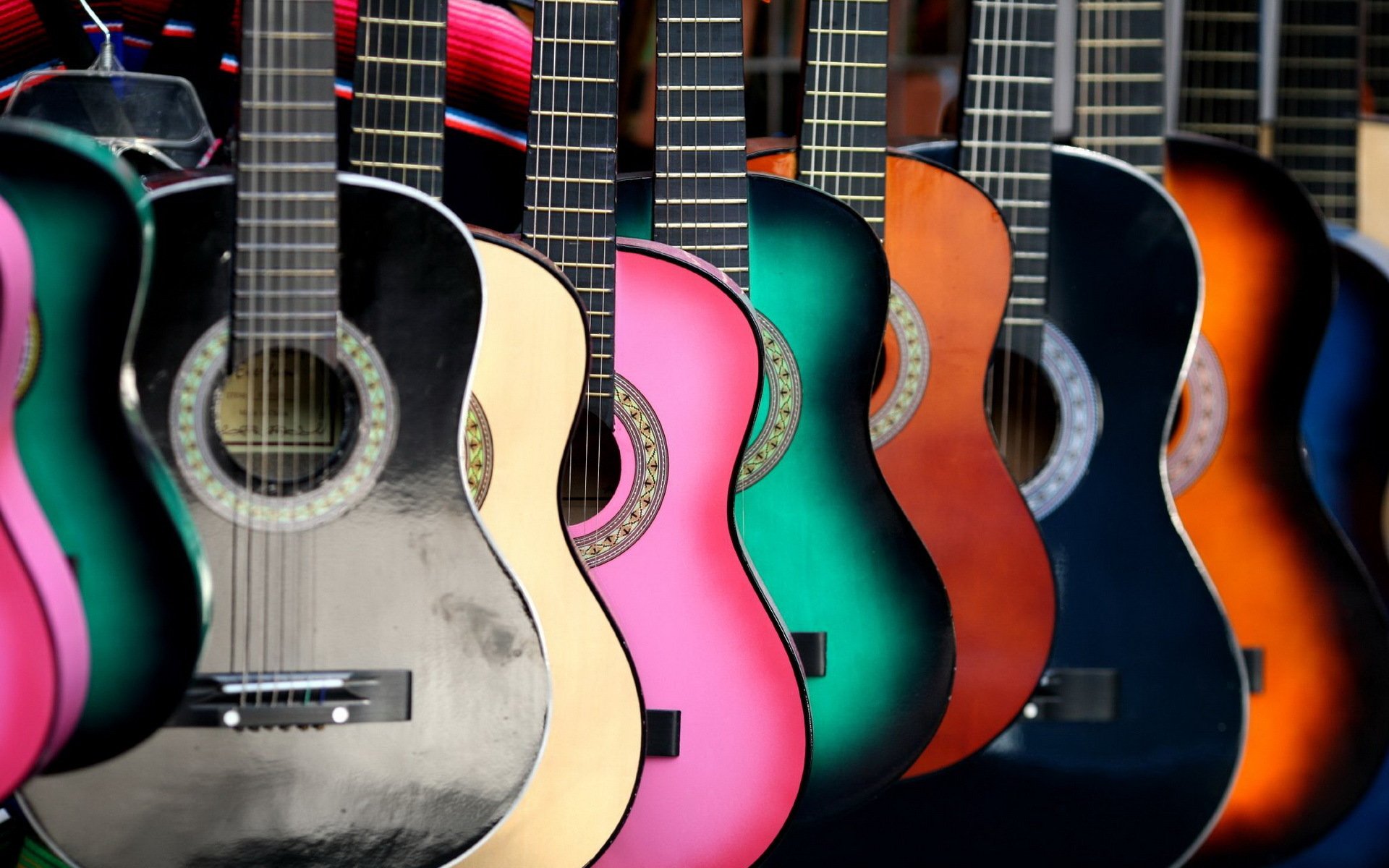 guitare couleur fond