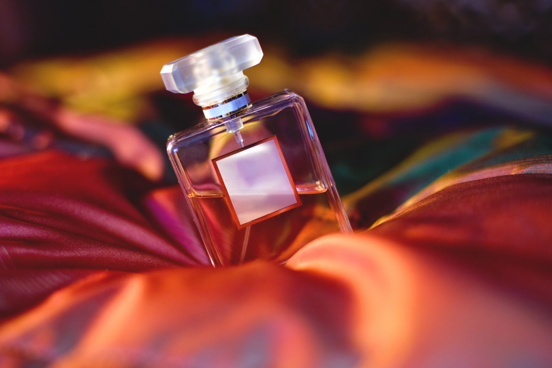 bulle parfum tissu bokeh