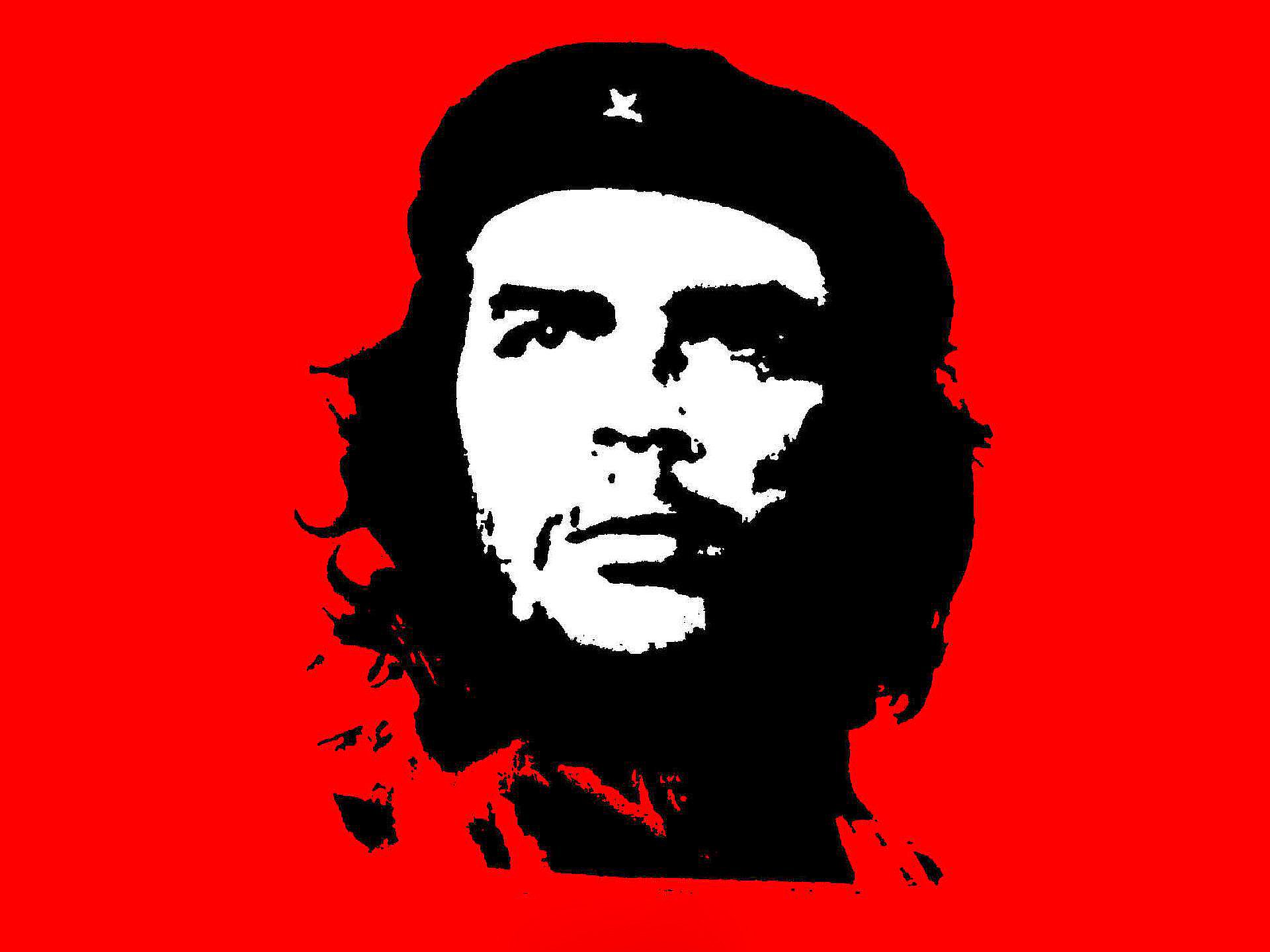 che guevara red black . revolution cuba