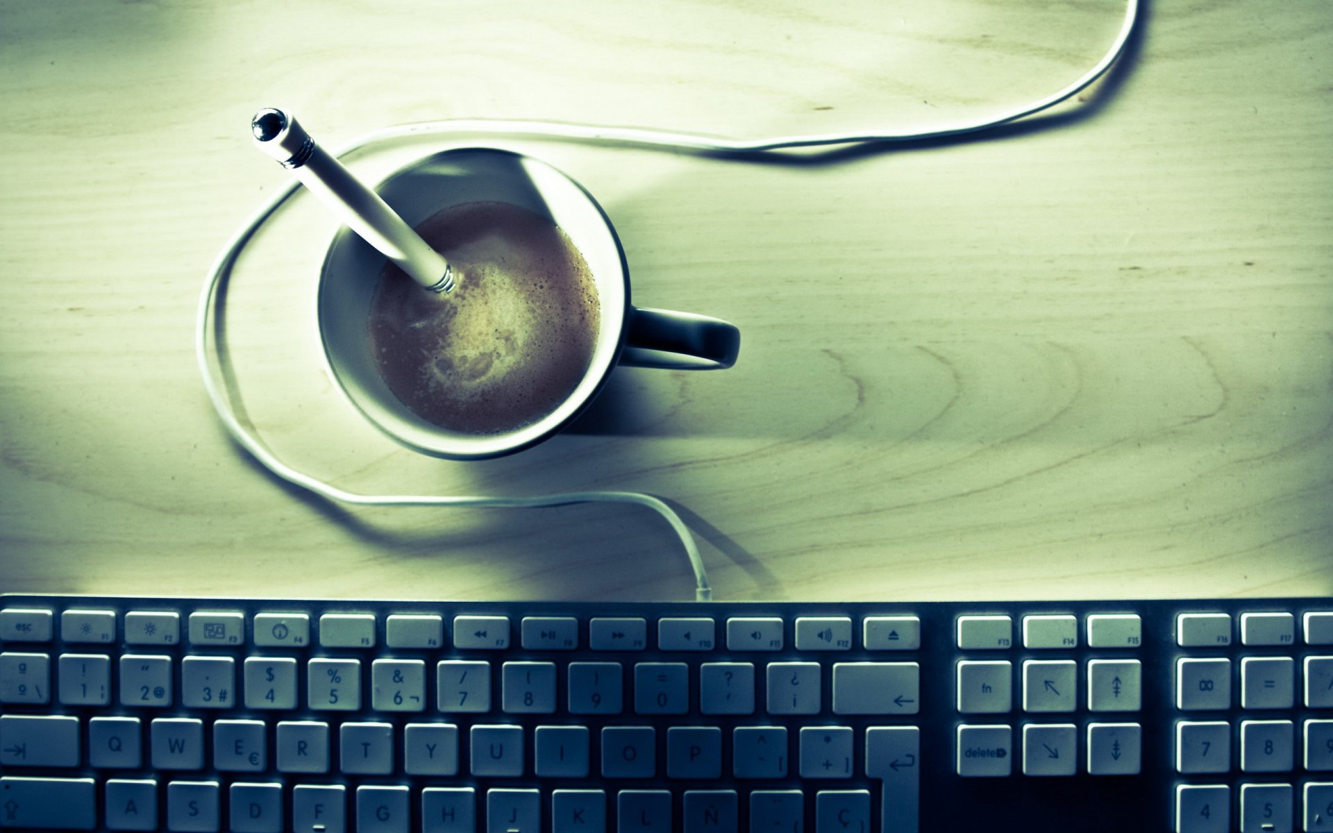 café clavier table