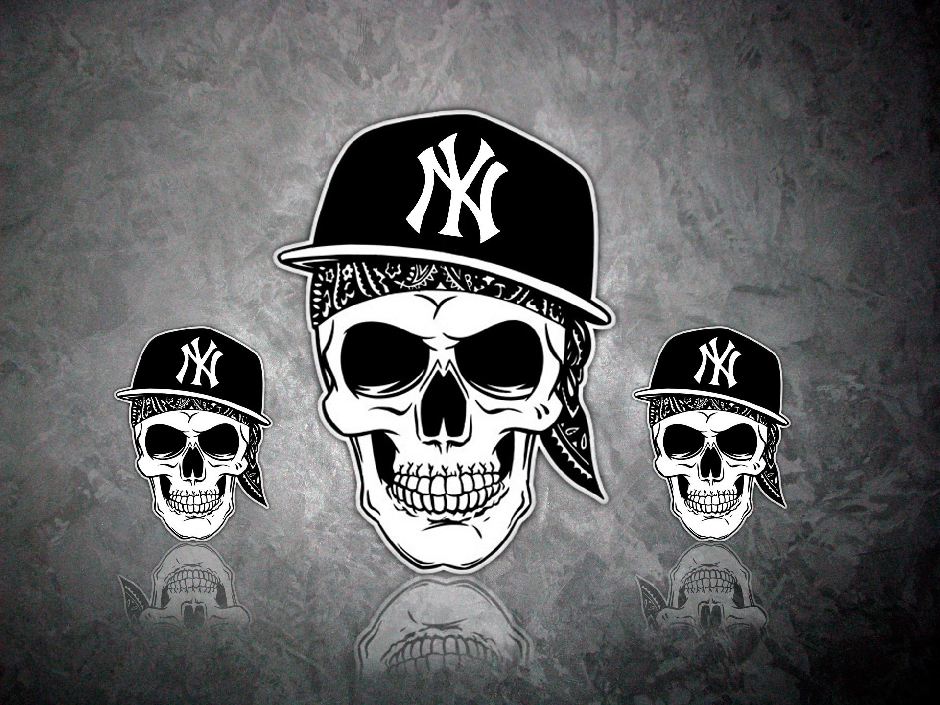 cráneo nueva york rap gorra la coka nostra hip hop