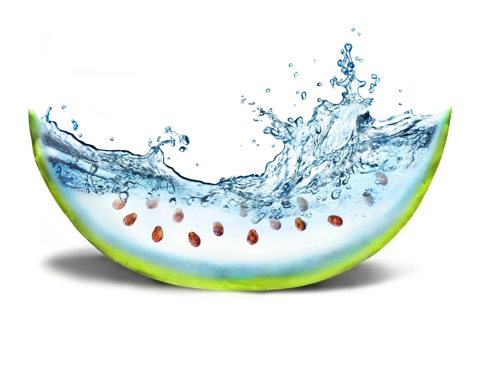 kreativ wassermelone wasser knochen