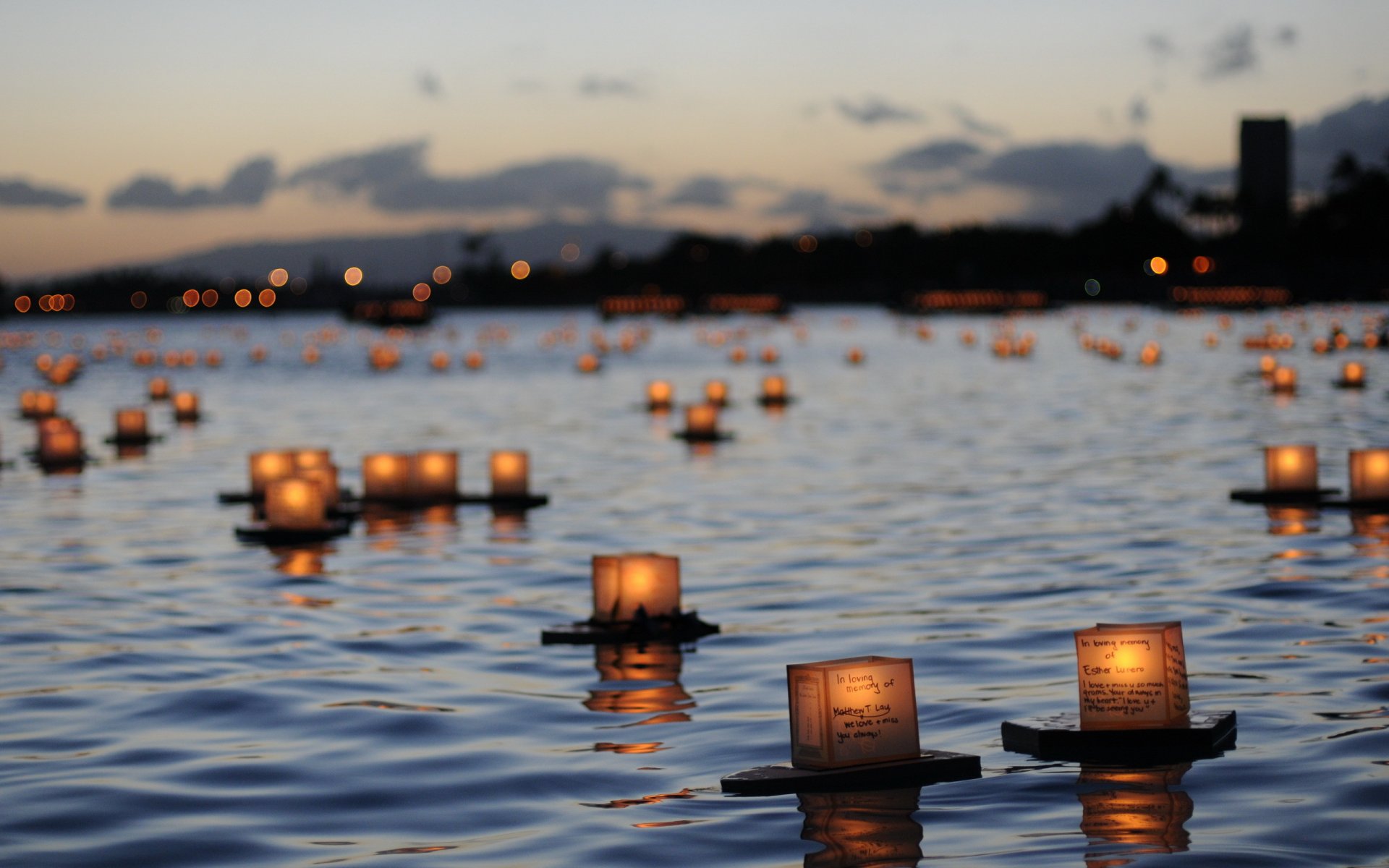 río velas memoria