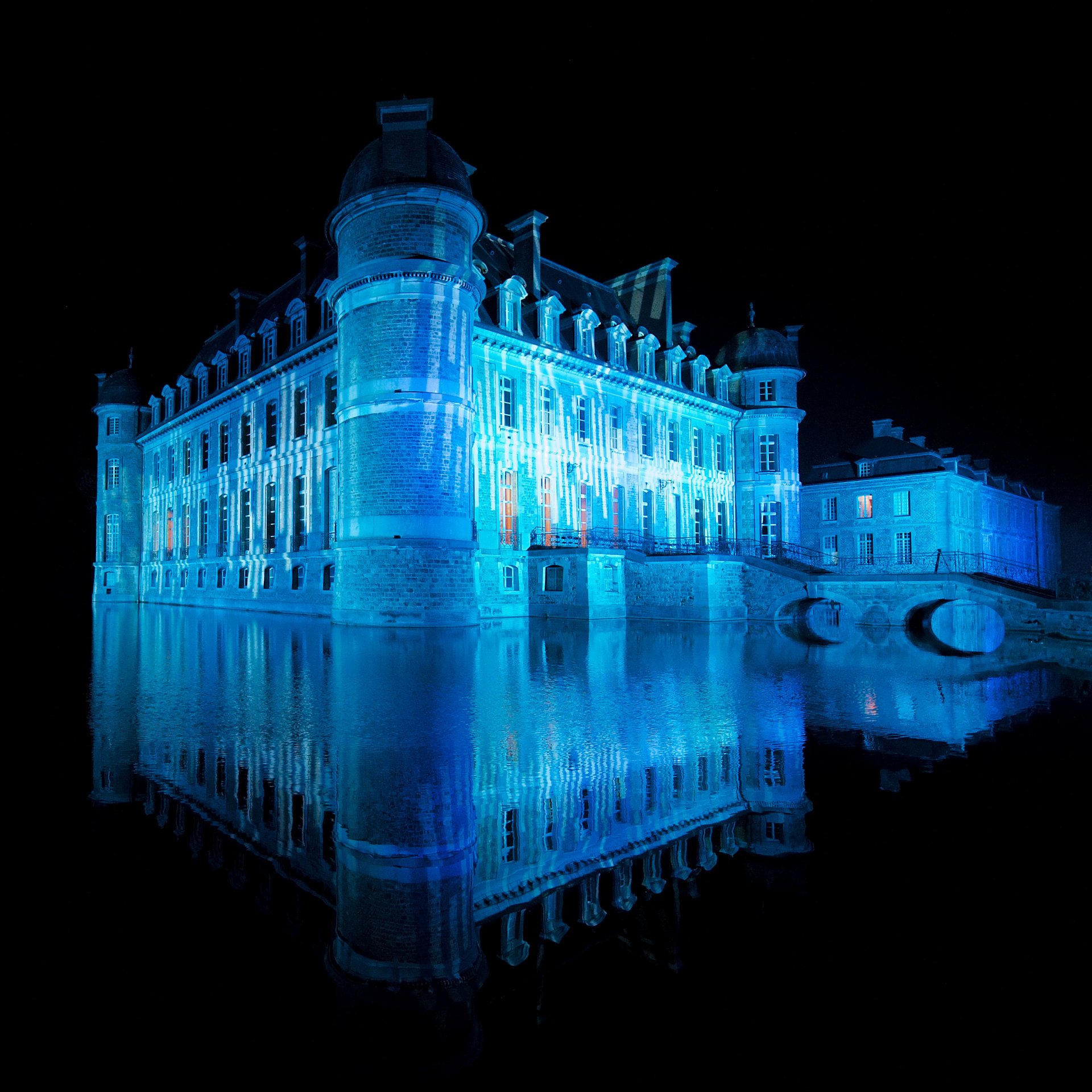 wasser reflexion hintergrundbeleuchtung schloss