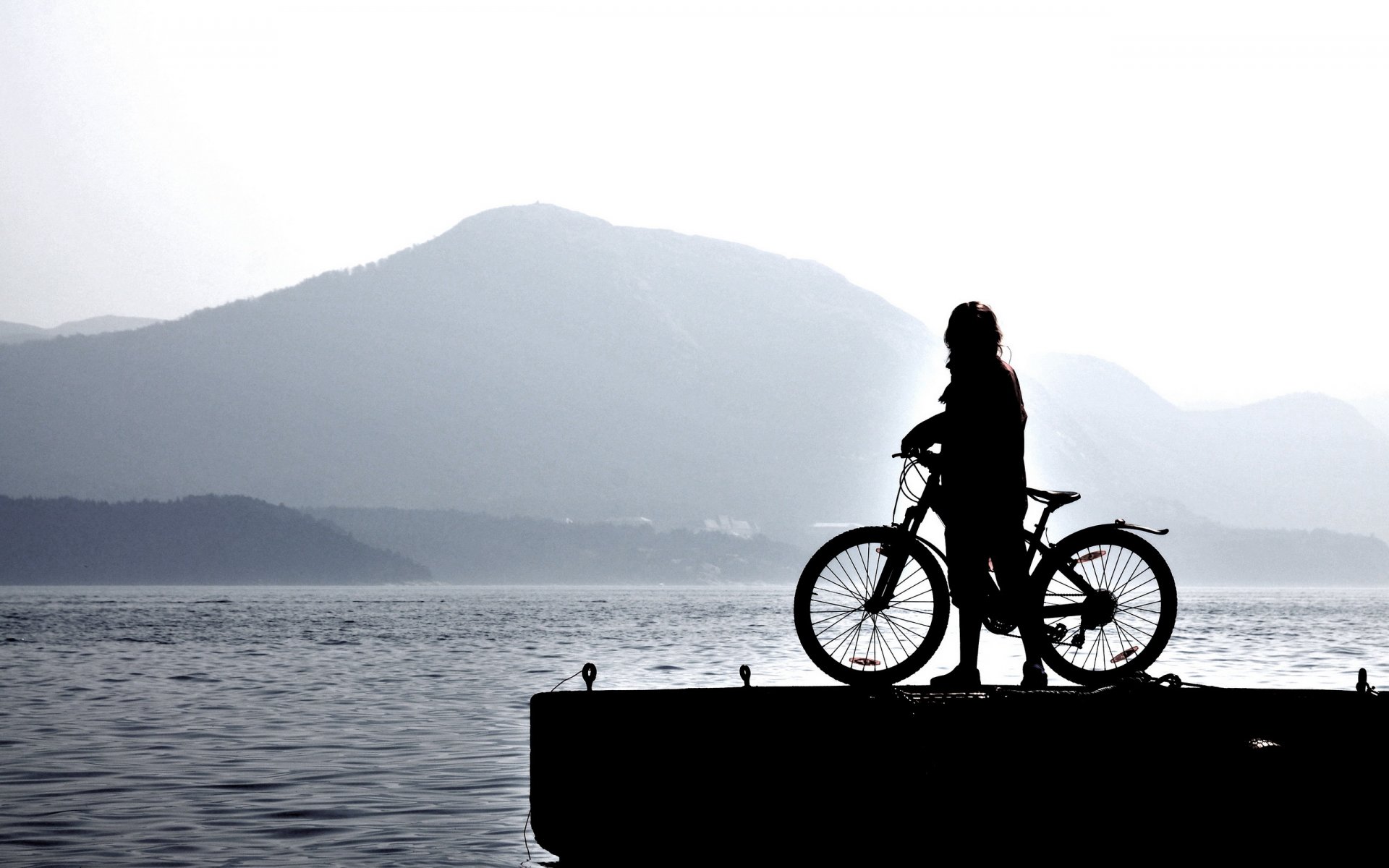 bicicleta luz fondo