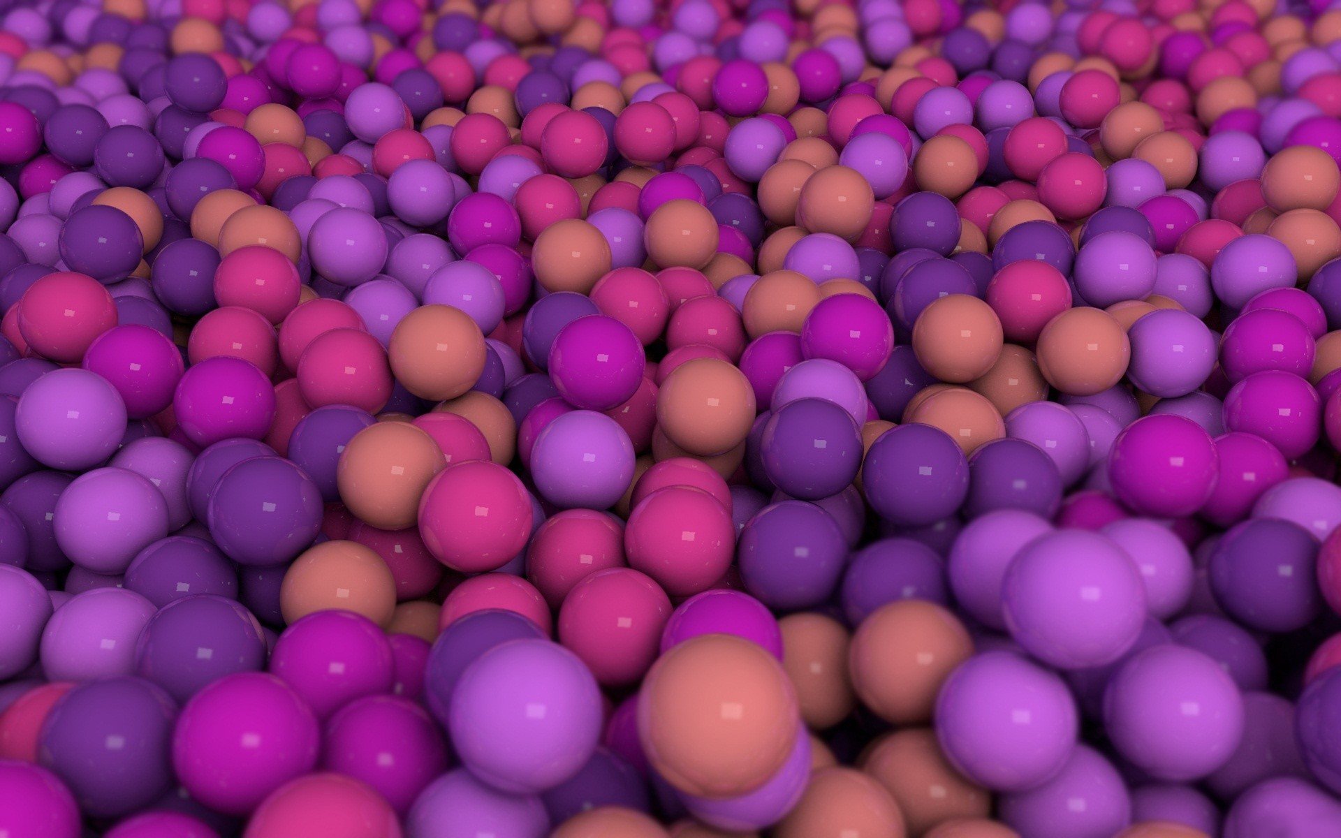 background balls lots of balls purple lilac pink shiny