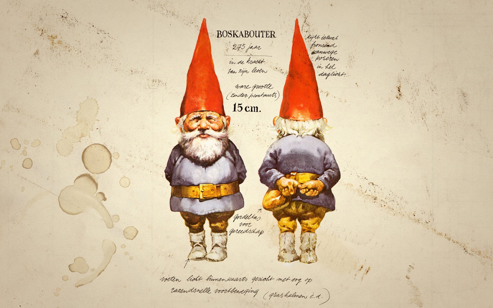 gnome description dessin texte