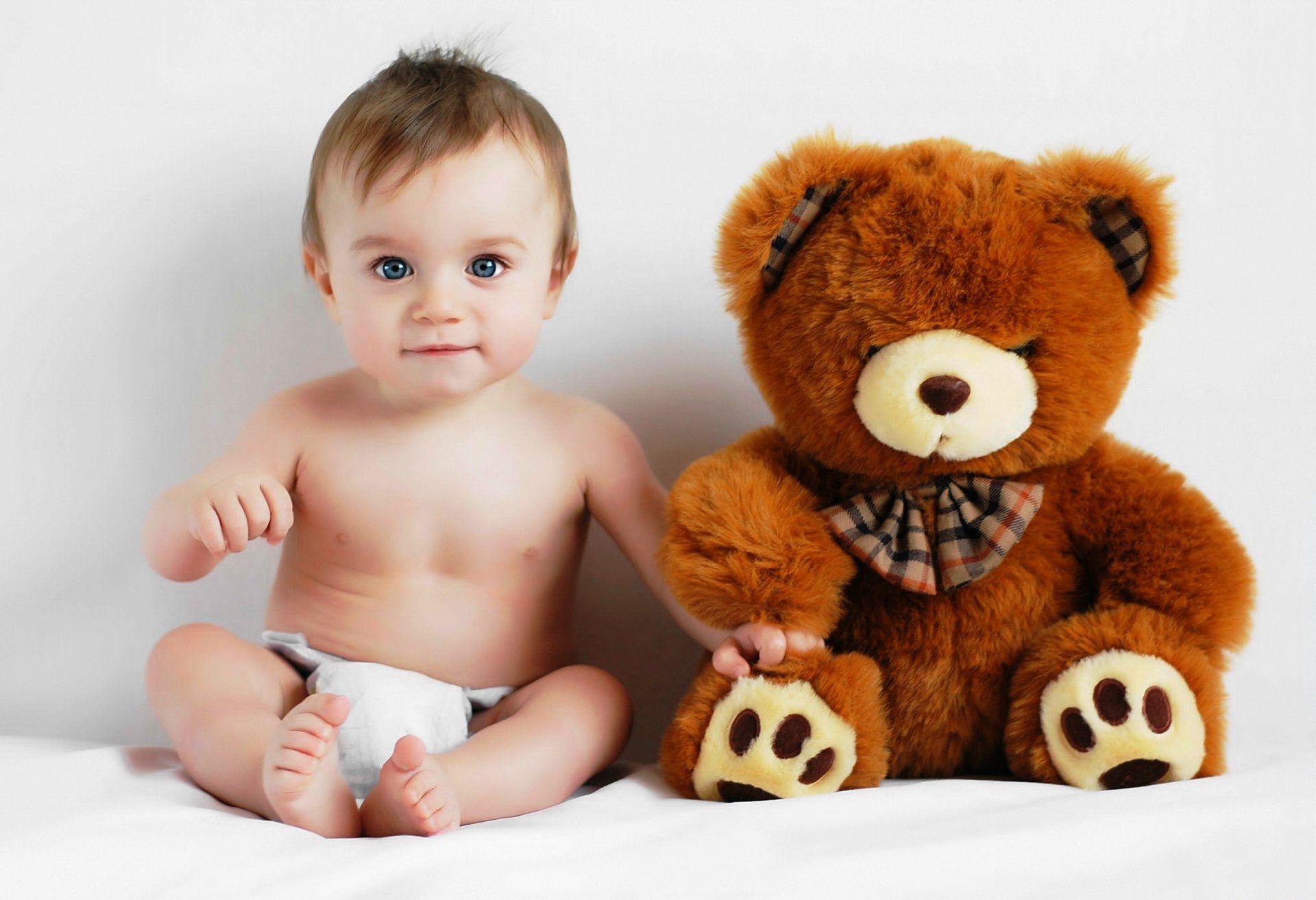 baby child baby diaper diaper stuffed toy teddy bear