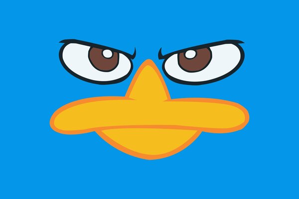 Ornitorrinco Perry de la serie animada Fenice y Ferb