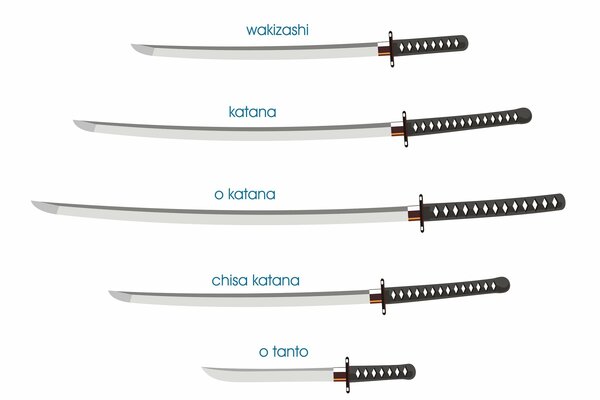 Katana, muchas espadas, hermoso