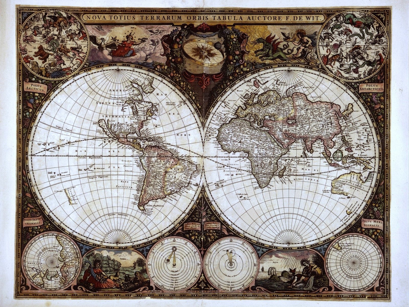 varios mapa del mundo viaje tierra