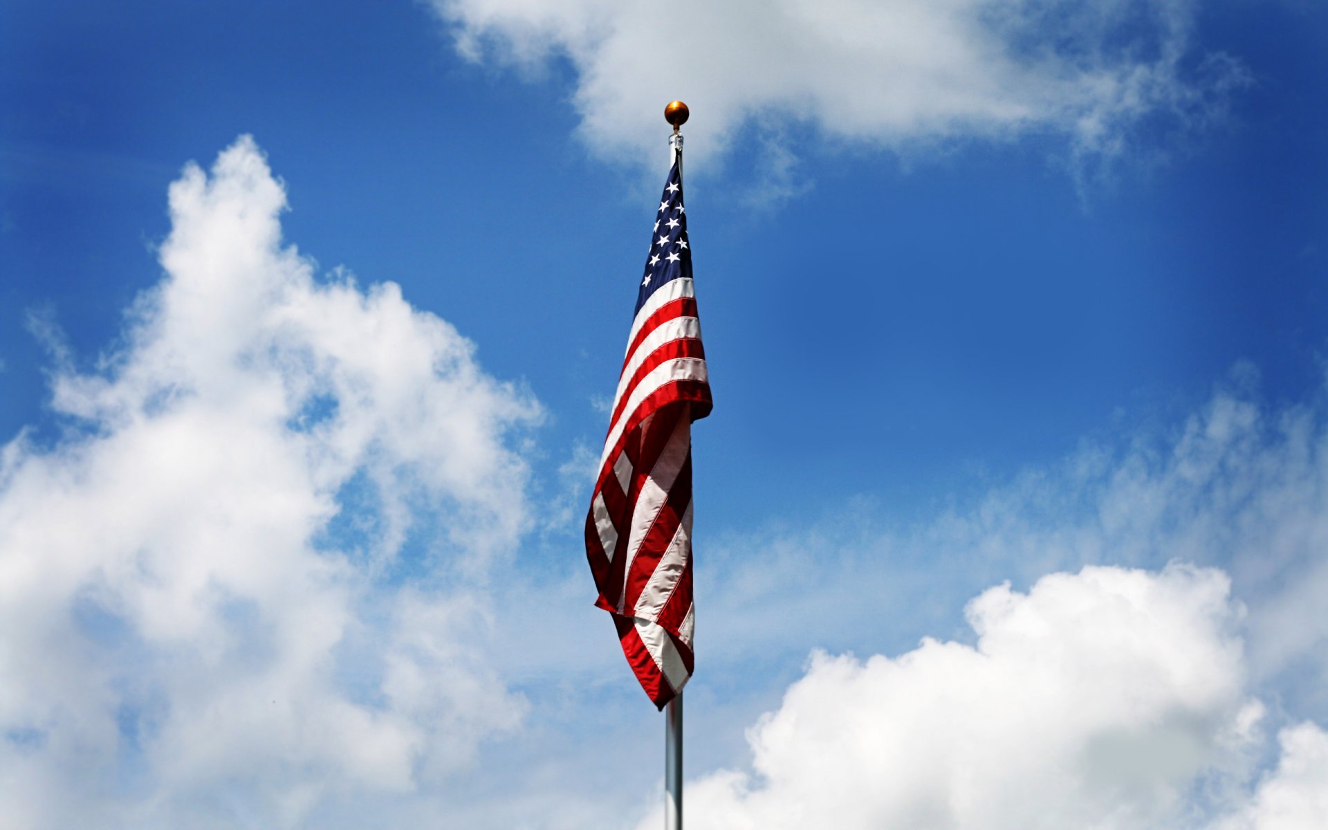 drapeau amérique nuages ciel patriotisme