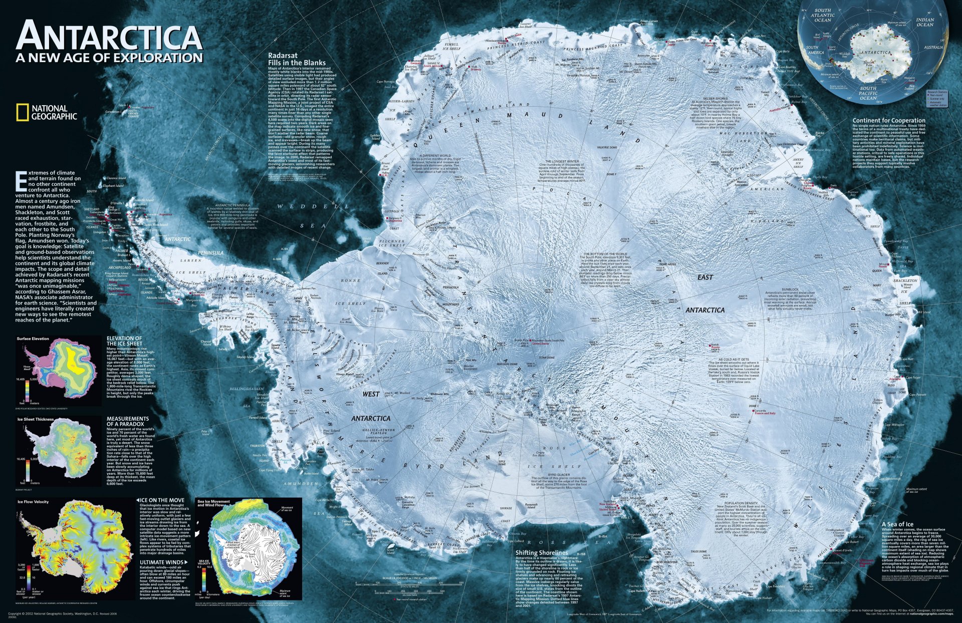 antarktis karte stil antarktis-karte geographische karte