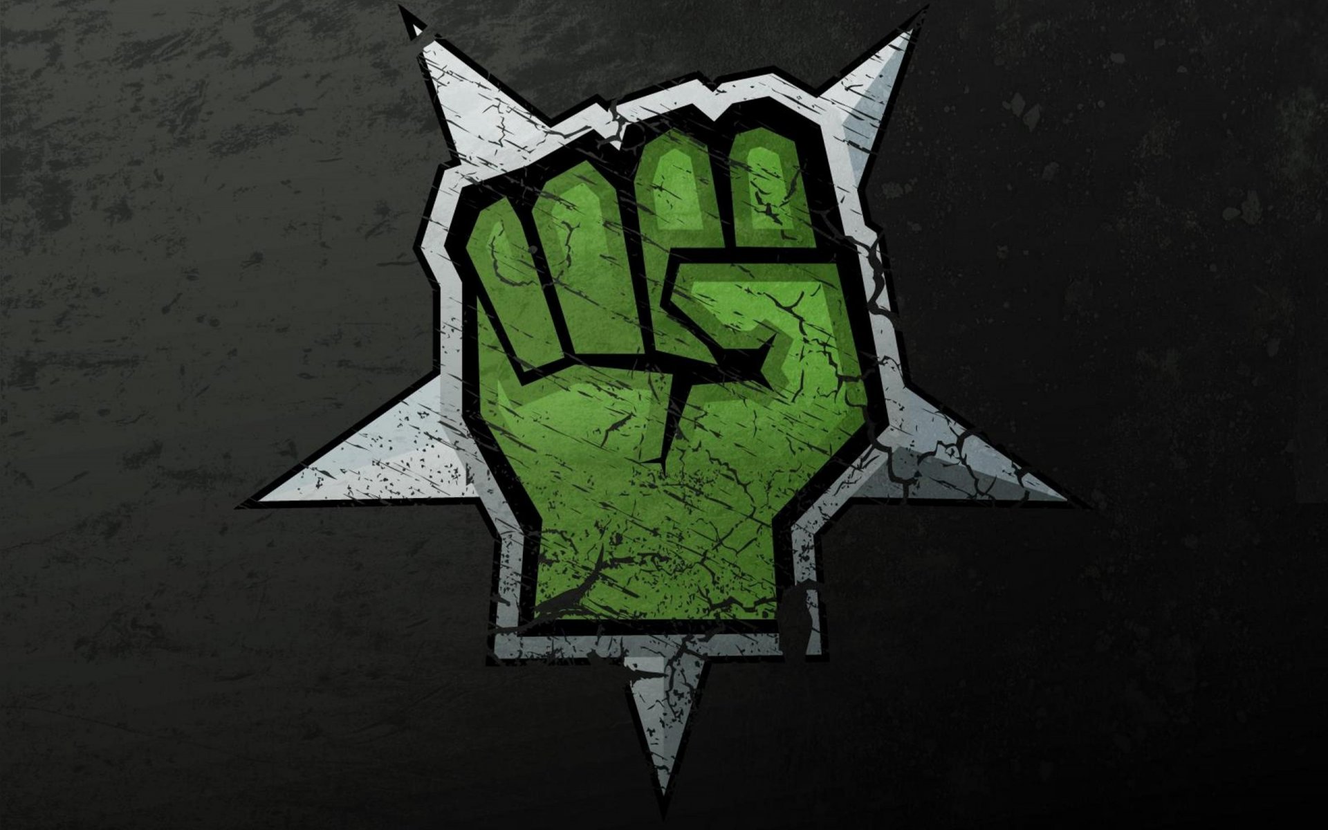 textures fist green resistance