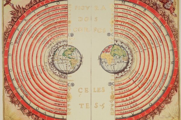 Atlas con mapas del mundo del antiguo orden mundial