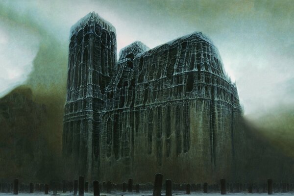 Catedral surrealista de edislav beksiński