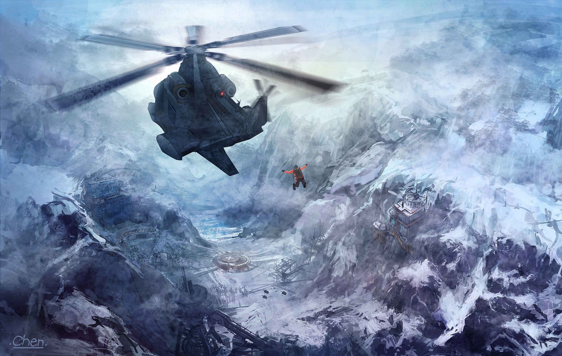 art richardchen helicopters mountain snow man flight database