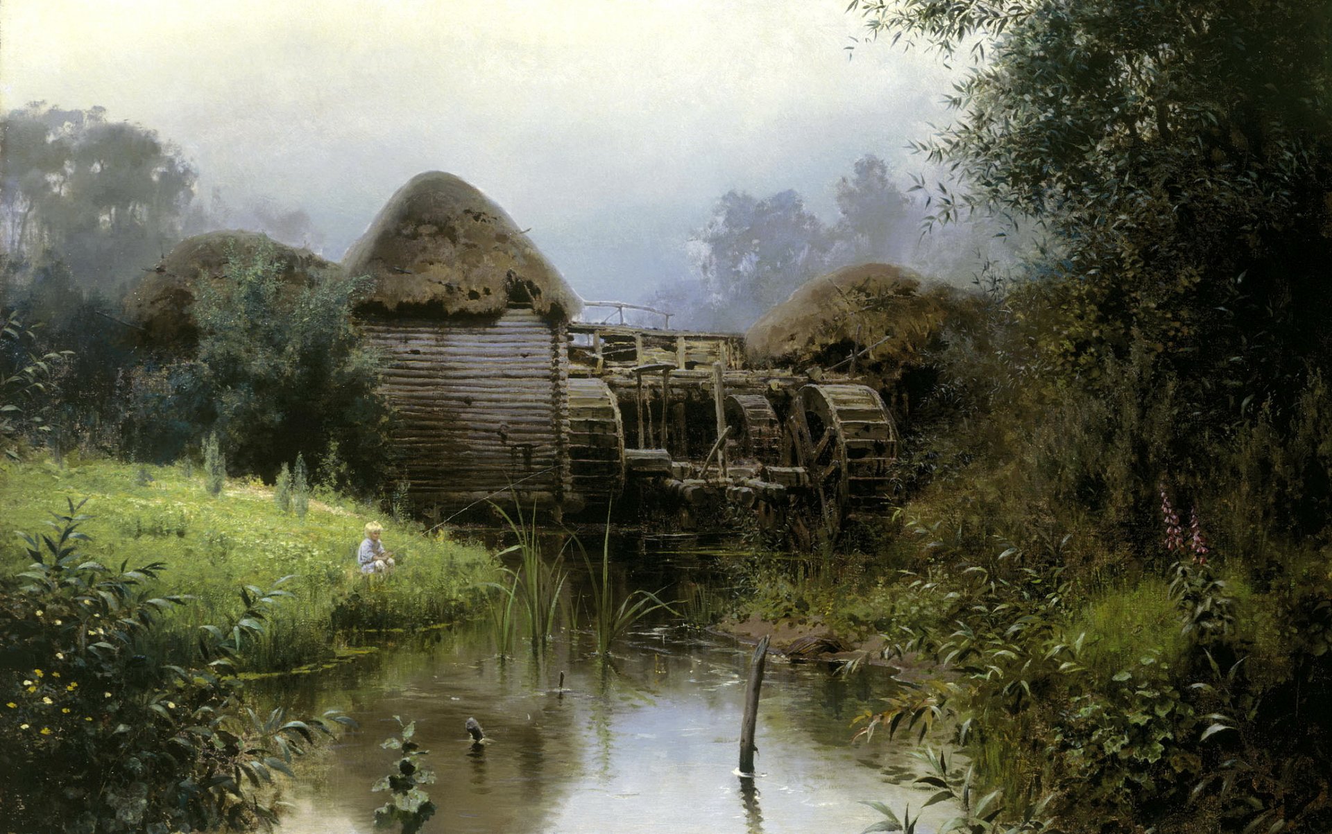 polenov mühle teich landschaft