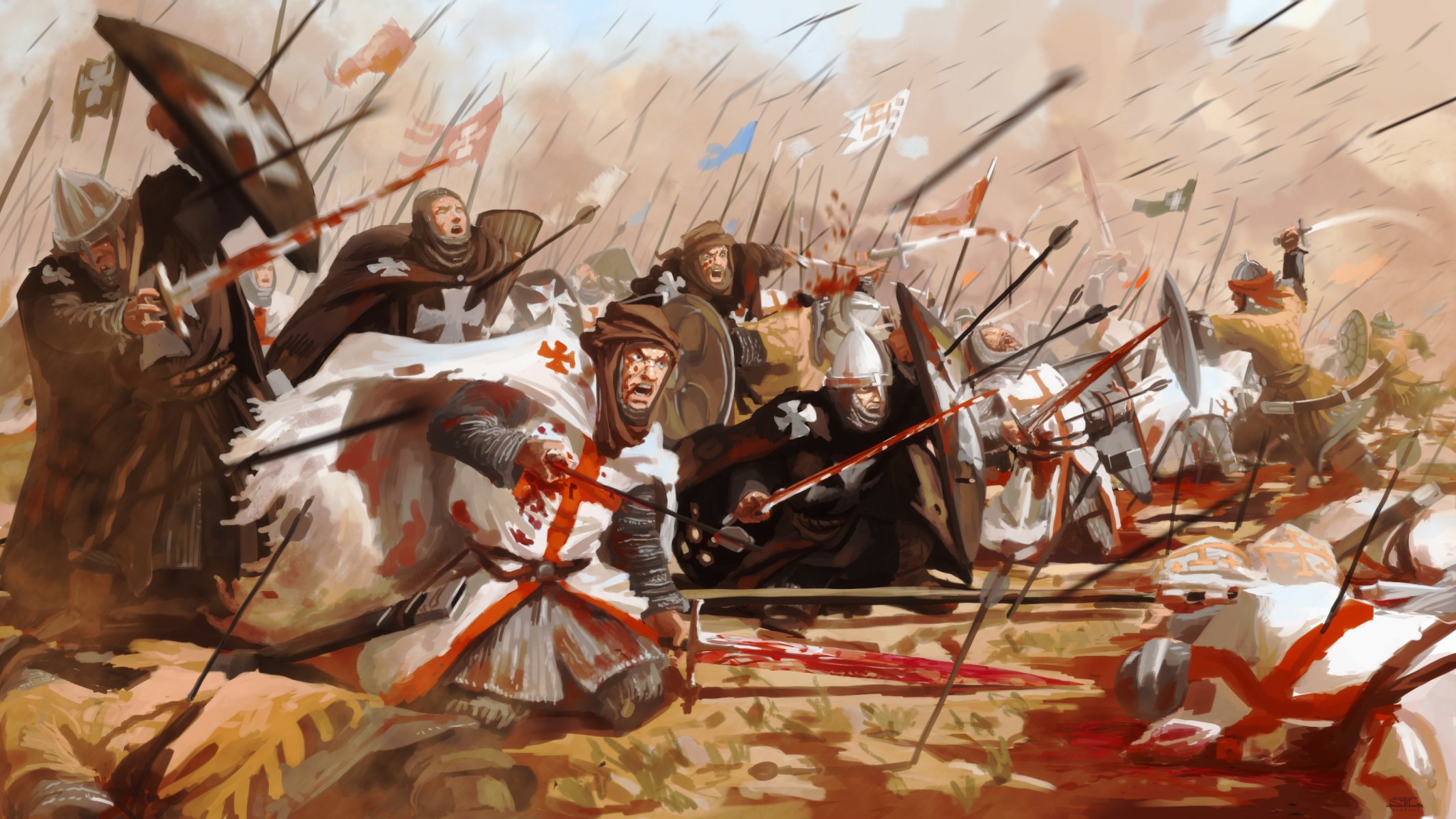 templars hospitallers battle battle