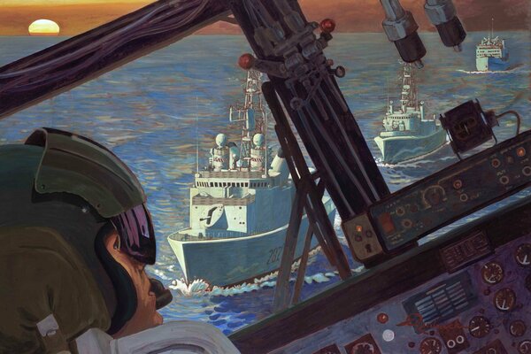 The Persian Gulf through the eyes of a pilot