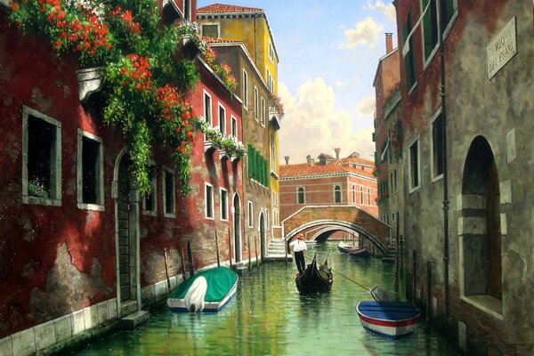 Peinture de Marc petit Venise