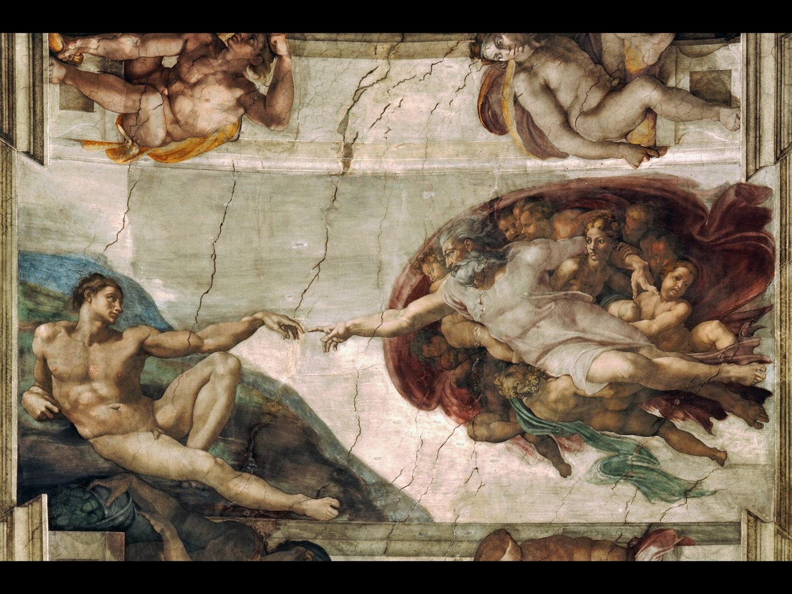 creation of adam michelangelo