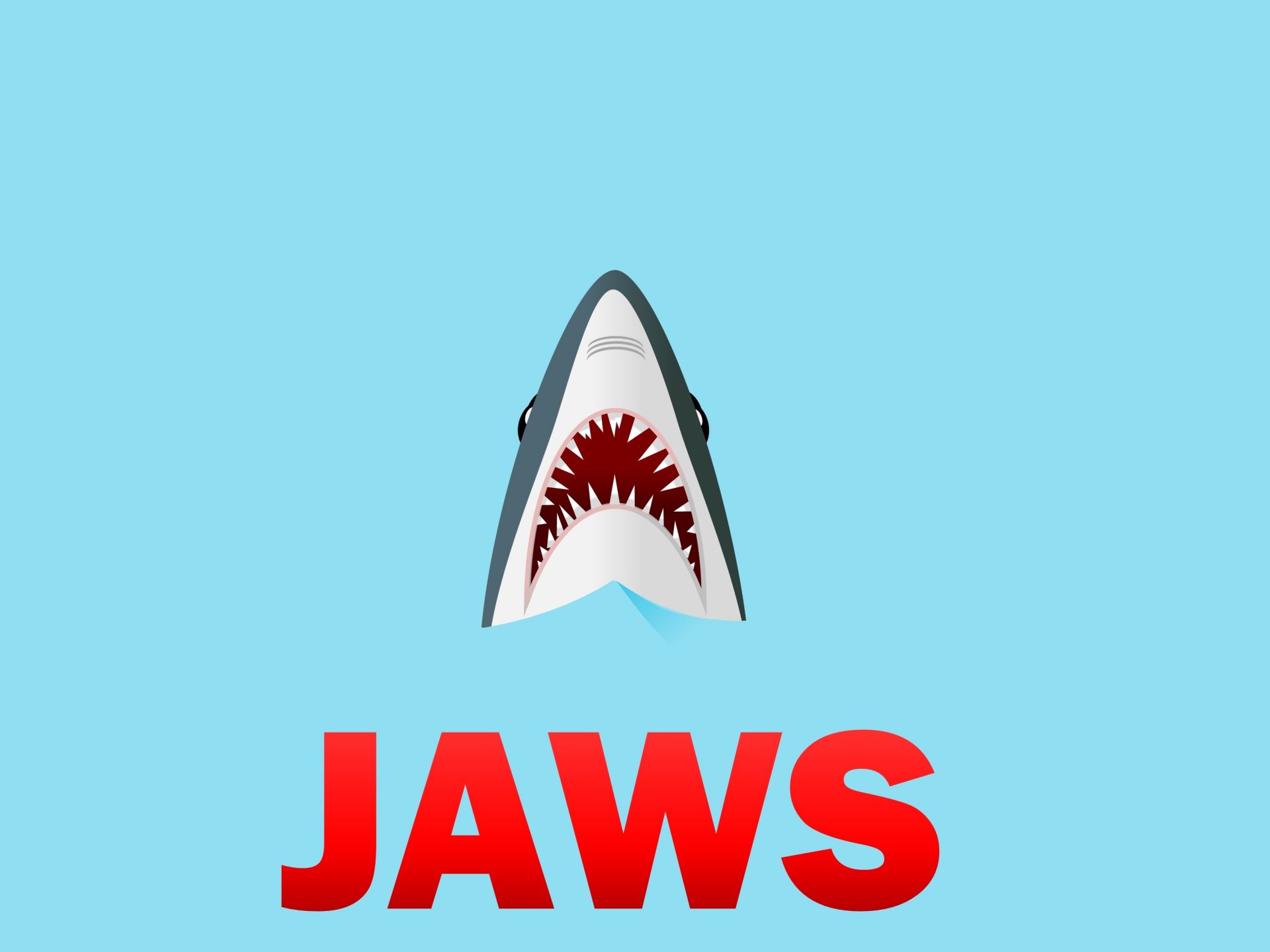 jaws shark fall