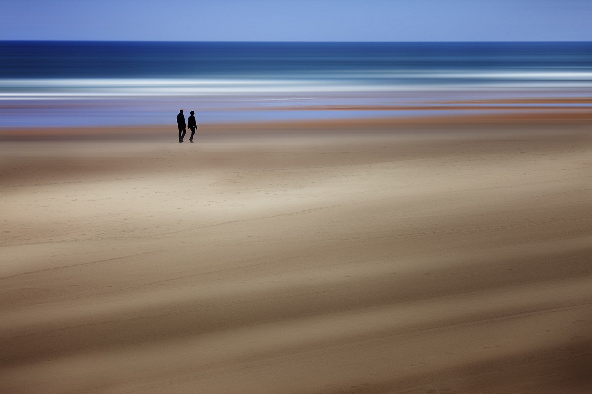 people sea beach