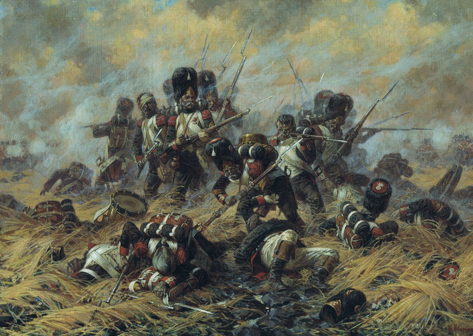 averyanov waterloo battaglia pittura