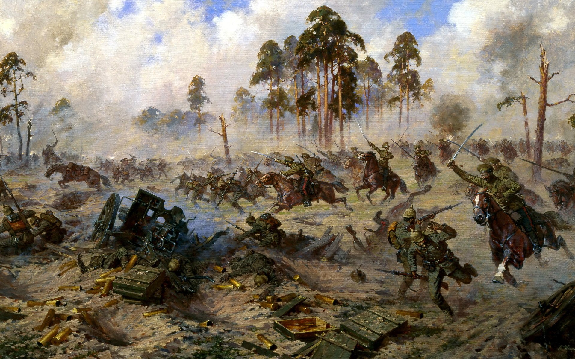 chevalerie gloire tempête peur guerre attaque des cosaques 1914 prusse orientale cavaliers cavalerie artillerie chevaliers sans peur ni reproche avalanche sabres dames cavalerie assaut panique les allemands donnent une libellule