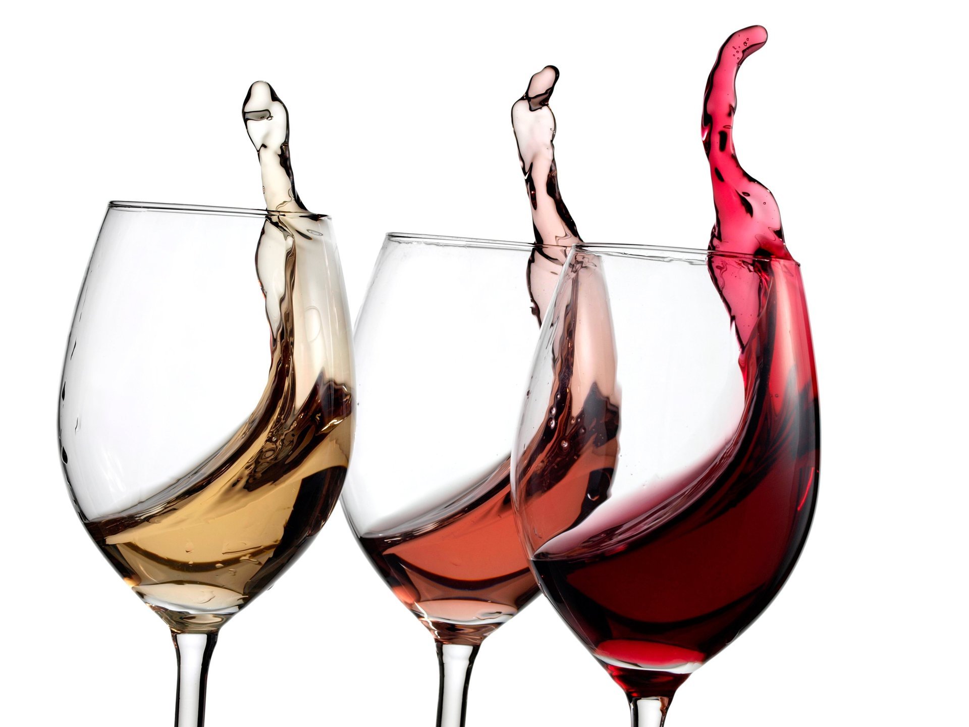 verres à vin variété alcool