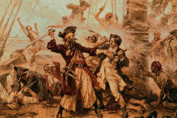 Bitwa piratów o złoto