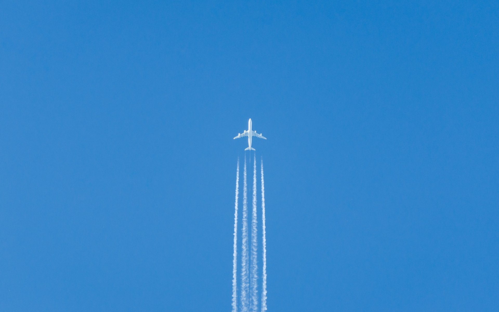 aereo cielo minimalismo