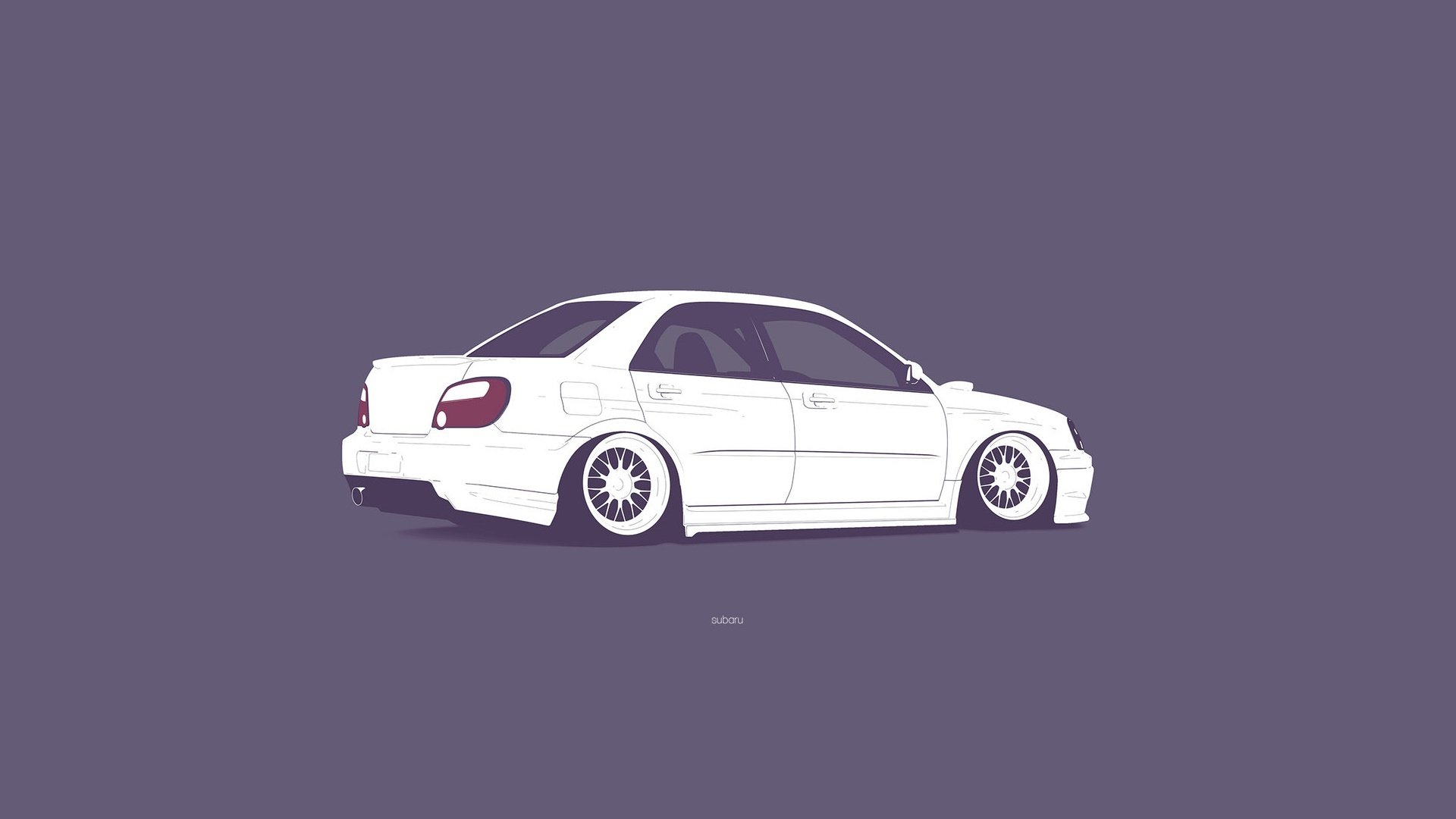 ubaru impreza wrx sti minimalista